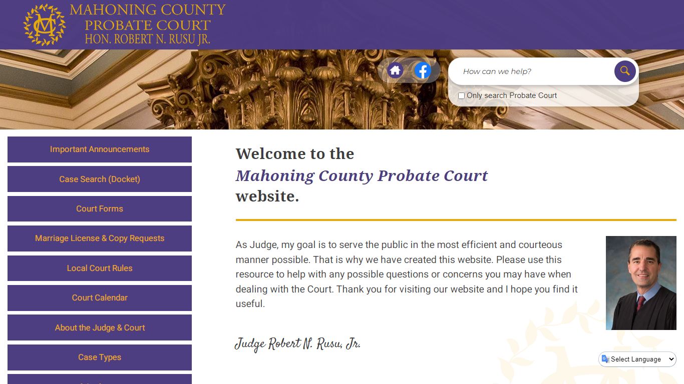 Probate Court | Mahoning County, OH